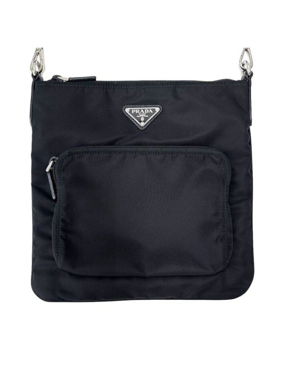 Prada Nylon Shoulder Bag Black - Picture 2 of 15